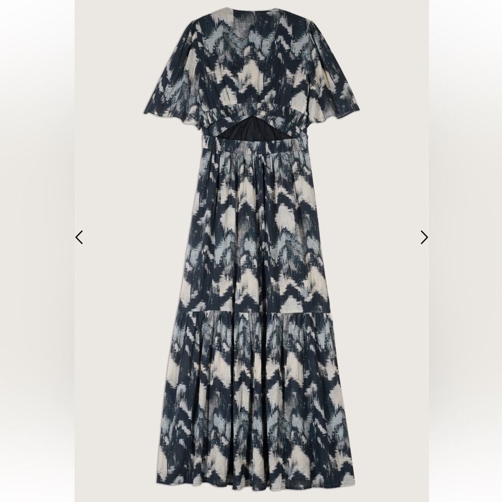 ba&sh Black and Cream Maxi Dress - Picture 12 of 12